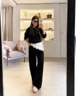Blusa Moletom Kin - Preto