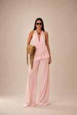 Calça Pantalona Gávea - Rosa