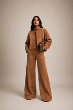 Calça Suede Fawn - Caramelo
