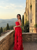 Vestido Longo Savelle - Coral
