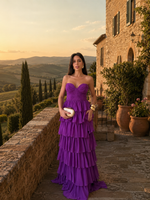 Vestido Longo Savelle - Fúcsia