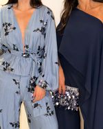 Kimono Bordado Aruna - Azul