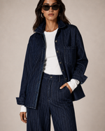 Camisa Jeans Stripes Heath