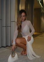 Saia Renda Daphne - Off