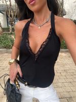 Blusa Renda Piazza - Preto