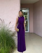 Vestido Longo Celinea - Uva