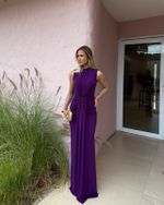 Vestido Longo Celinea - Uva