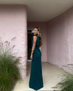 Vestido Longo Celinea - Esmeralda
