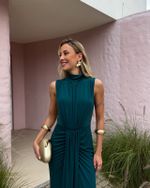 Vestido Longo Celinea - Esmeralda