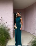 Vestido Longo Celinea - Esmeralda