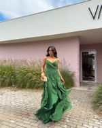 Vestido Longo Maelle - Verde