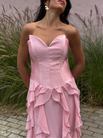 Vestido Longo Asteria - Rosa