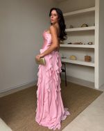 Vestido Longo Asteria - Rosa