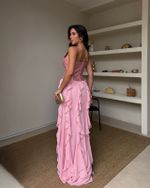 Vestido Longo Asteria - Rosa