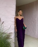 Vestido Longo Kalisse - Uva