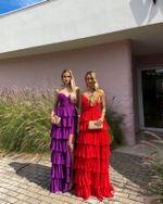 Vestido Longo Savelle - Fúcsia