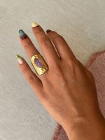 Anel Maré - Dourado