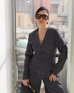 Blusa Bianchi - Cinza