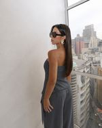 Blusa Faixas Bianchi - Cinza