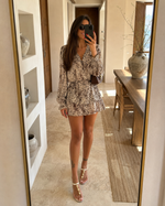 Blusa Halston - Estampado