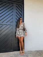 Blusa Halston - Estampado