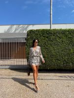 Blusa Halston - Estampado