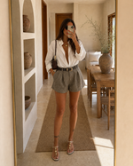 Shorts Celeste - Marrom