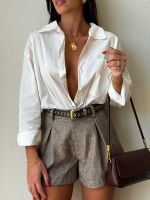 Shorts Celeste - Marrom