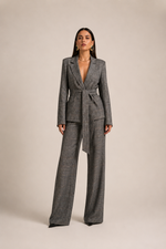 Blazer Xadrez Winnie - Marrom