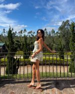 Corset Jacquard Positano - Verde