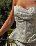 Corset Jacquard Positano - Verde