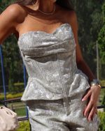 Corset Jacquard Positano - Verde