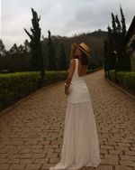Vestido Longo Zafira - Marfim