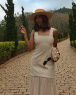 Vestido Longo Zafira - Marfim