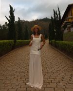 Vestido Longo Zafira - Marfim