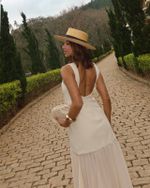 Vestido Longo Zafira - Marfim