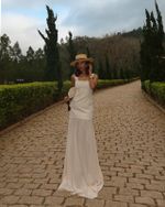 Vestido Longo Zafira - Marfim