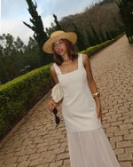 Vestido Longo Zafira - Marfim