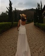 Vestido Longo Zafira - Marfim