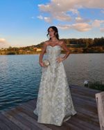 Vestido Jacquard Antonieta - Verde