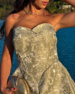 Vestido Jacquard Antonieta - Verde