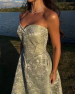 Vestido Jacquard Antonieta - Verde