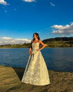 Vestido Jacquard Antonieta - Verde