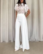Blusa Renda Magnolia - Branco