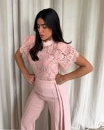 Blusa Renda Magnolia - Rosa