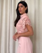 Blusa Renda Magnolia - Rosa
