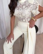 Blusa Renda Magnolia - Amarelo