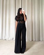 Blusa Renda Magnolia - Preto