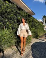 Shorts Saia Alessia - Marfim