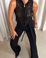 Blusa Pankou Lavinia - Preto